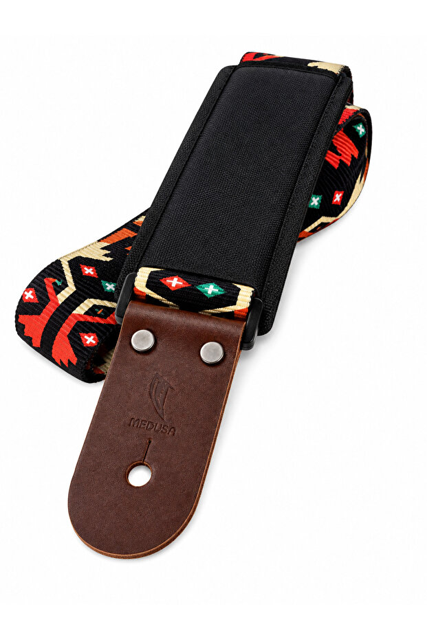 Eclectic Adjustable Shoulder Protection Leather End Guitar Strap