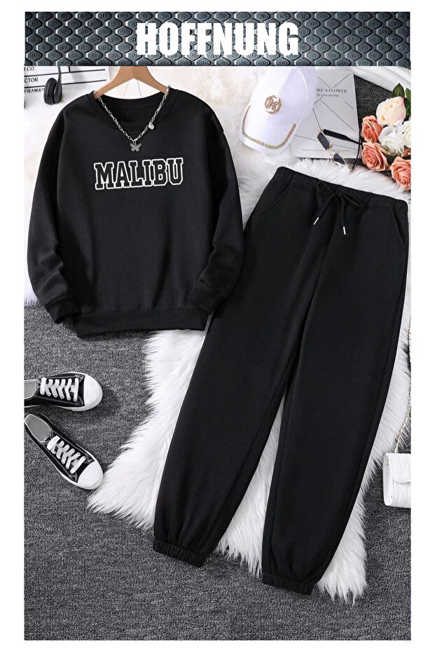 Unisex Casual Tracksuit Set Outdoor Full Sweatshirt