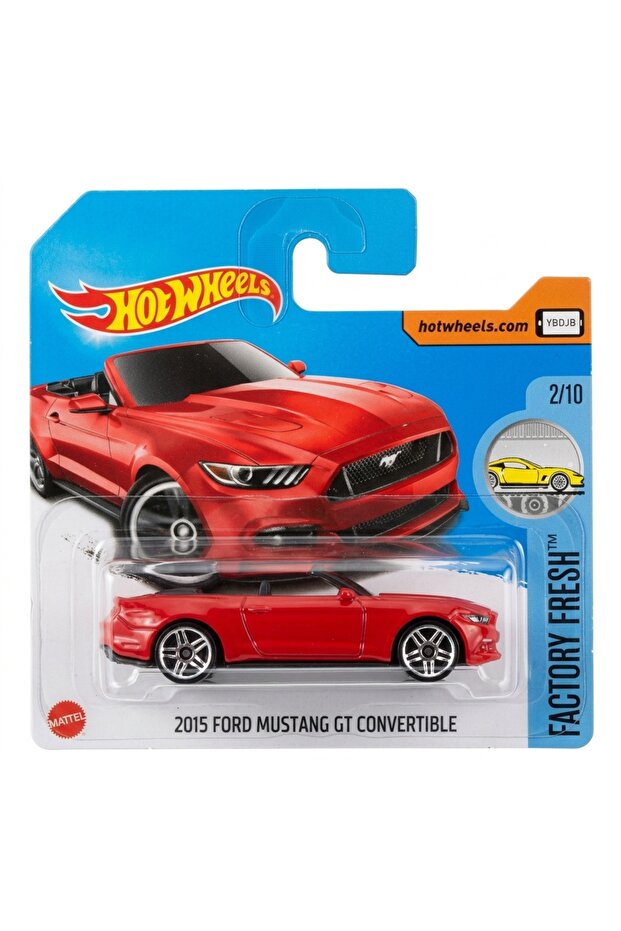 فورد موستانج جي تي كونفيرتيبل 2015 - 2017 - أحمر - DTW81 (1/64)