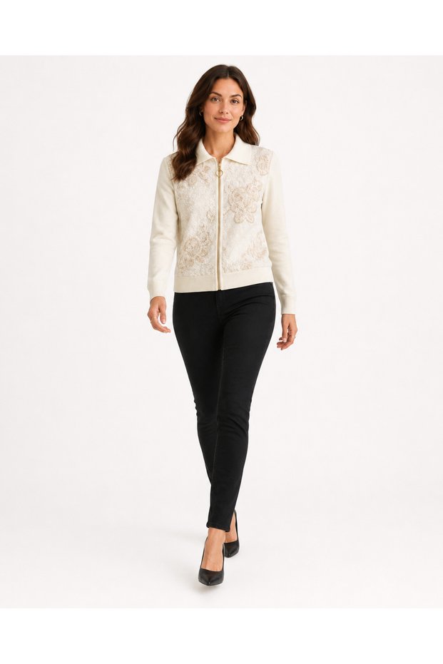 Embroidered Lined Jacket