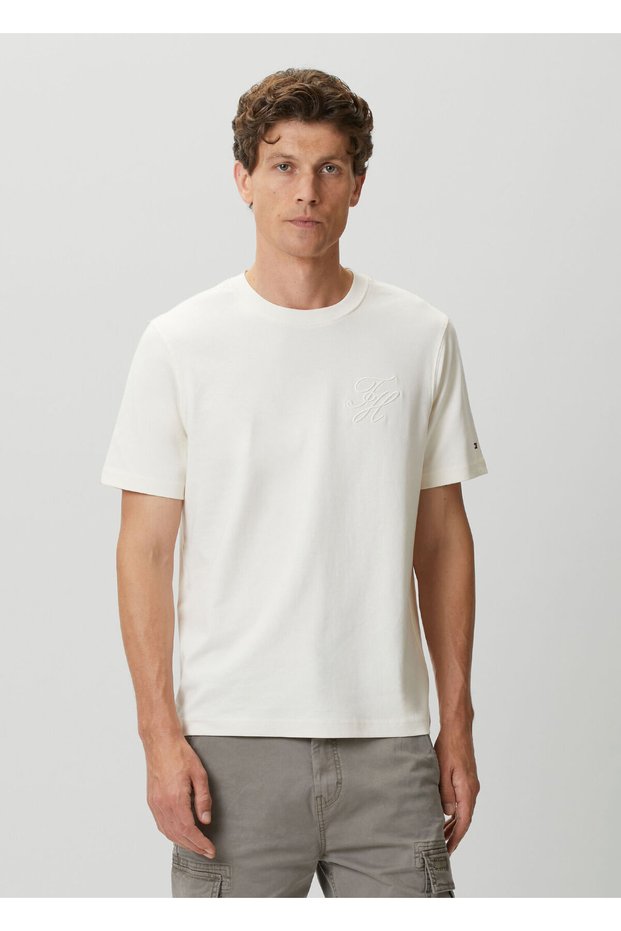 Script Light Yellow Interlock T-Shirt
