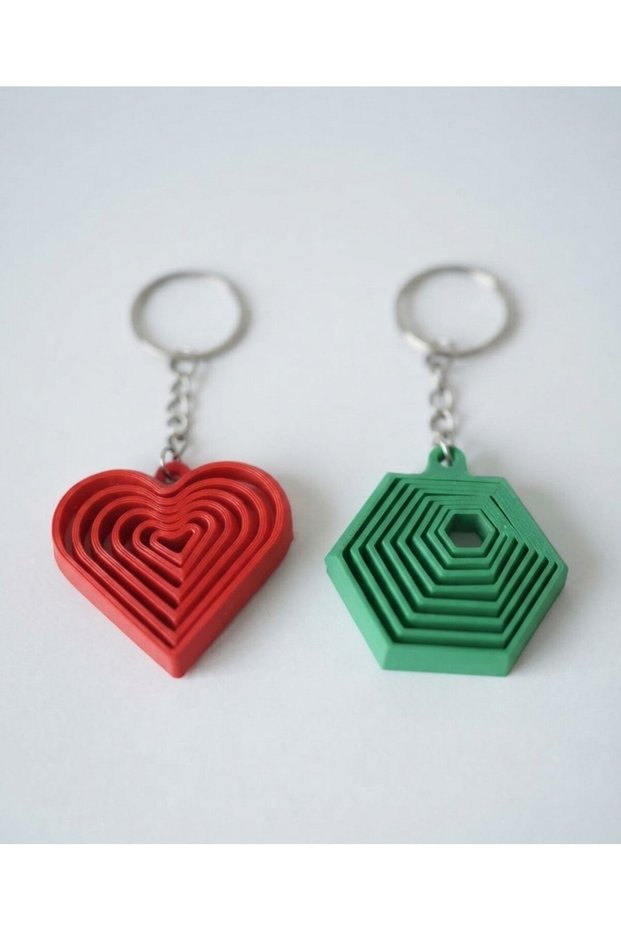 3D Animated Character Keychains Quality Product 2 Pieces