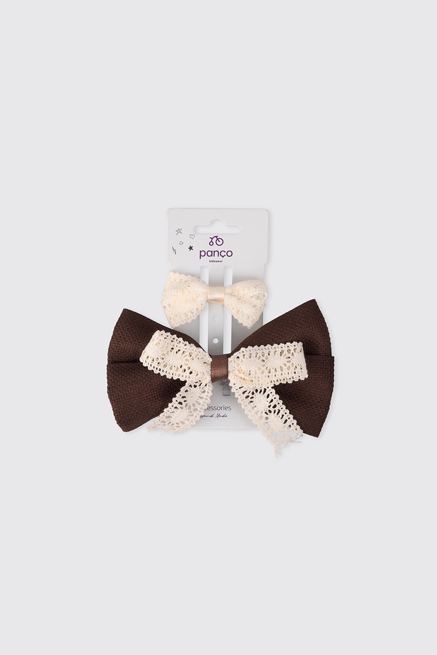 Girl's 2-Piece Ecru Buckle Set