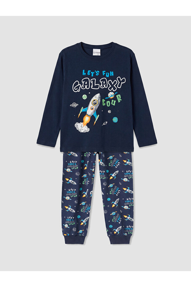 Printed Boy's Pajama Set