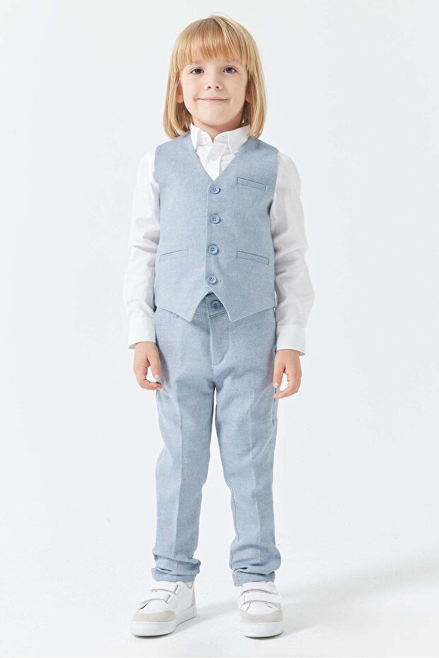 Boy's Vest Trousers 2 Piece Set
