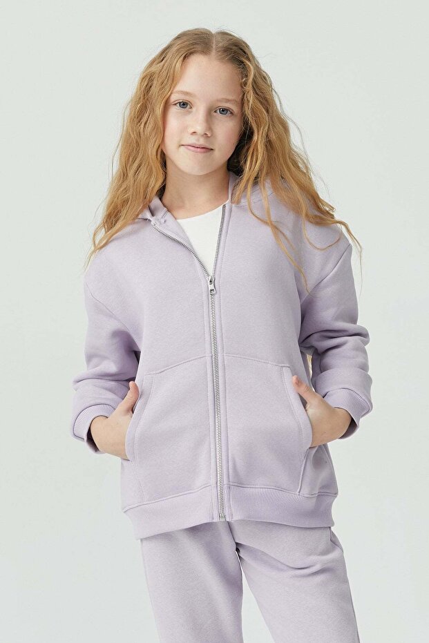 Girl's Hooded Sweat Top