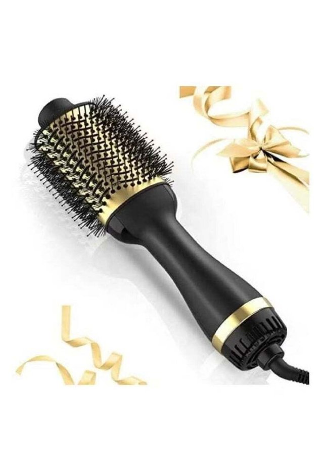 Effortless Curls & Styling with One-Step Hair Dryer Brush BlackDesign Negative Ionic Technology