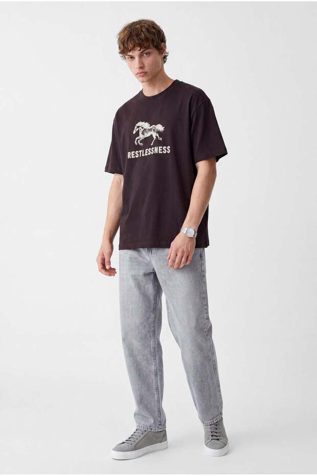 Men's Cotton Baggy Fit Jeans