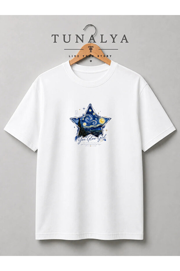Tunalya Energetic and Fresh, Specially Designed for Summer Days, Premium Printed Unisex Cotton T-Shirt