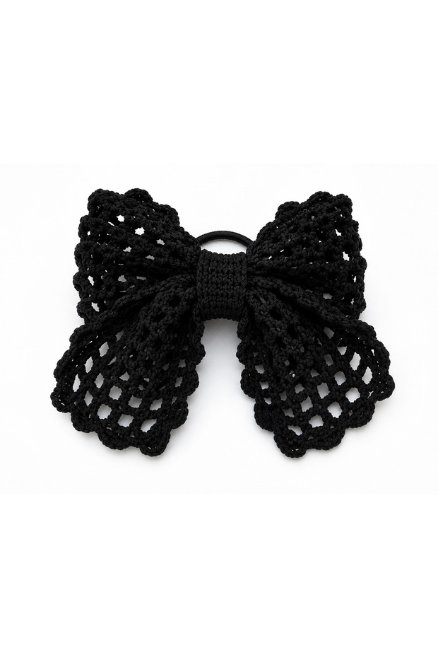 Knitted Hair Clip Bow Model Handmade Hair Clip