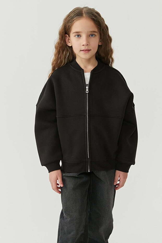Girl's Stitch Detailed Sweat Top