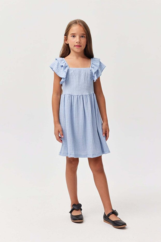 Girl's Sleeve Detailed Dress