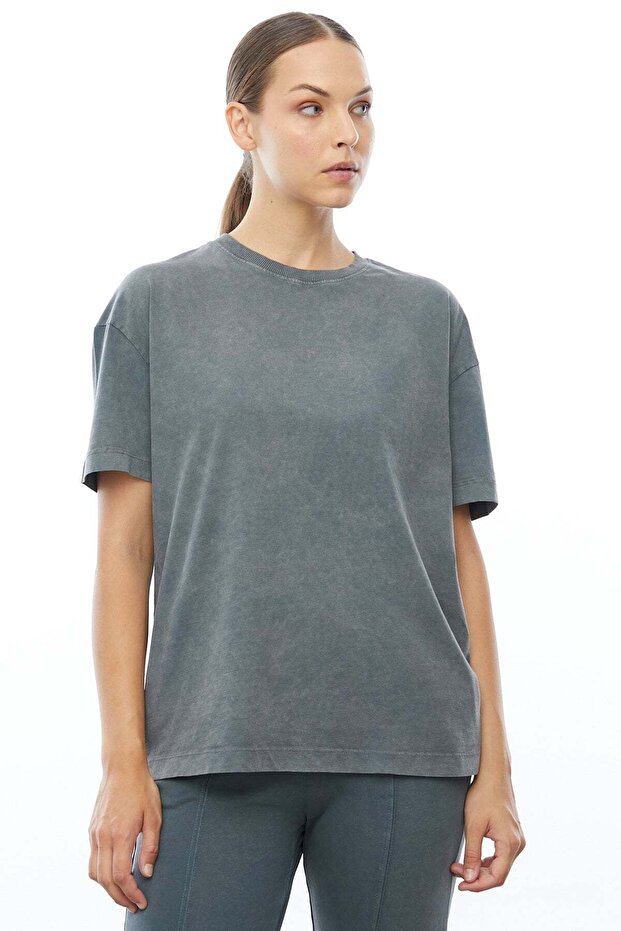Washable basic oversize t-shirt
