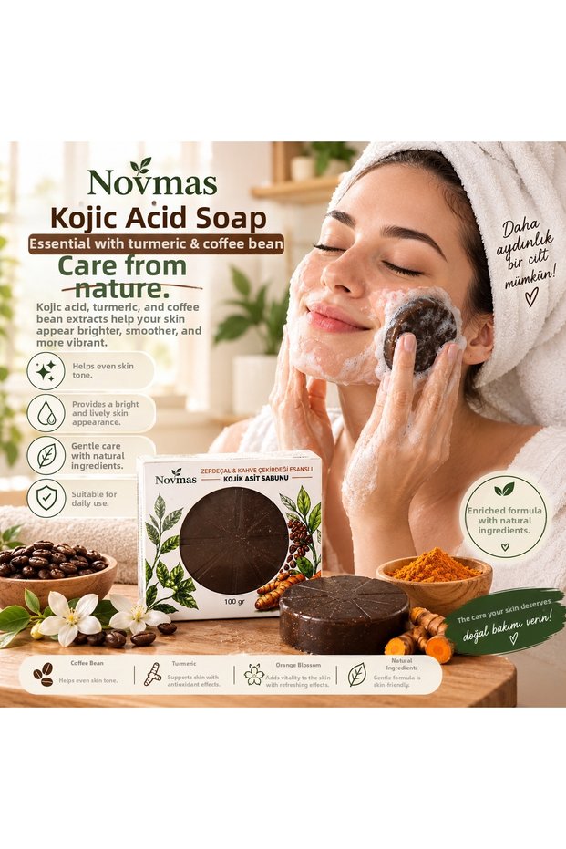 Premium Kojic Acid Soap – Bright and Vibrant Appearance