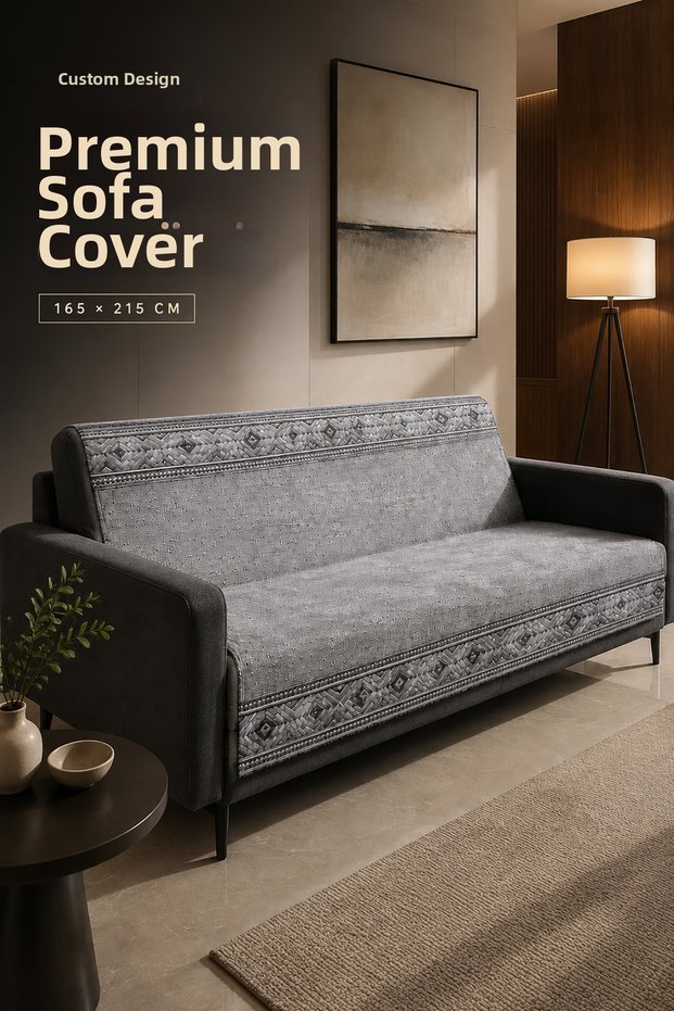 Multi-Purpose Modern Bohemian Velvet Sofa Cover,Sofa Bed Cover Picnic Cover Tablecloth Non-Slip Sponge-Backed