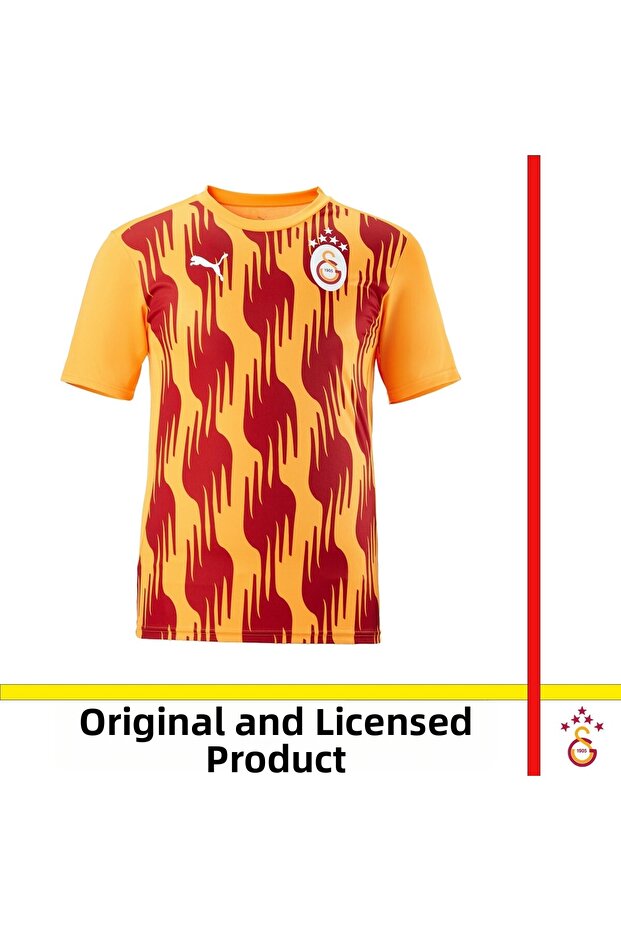 Licensed Puma a Team Yellow - Red Training T-Shirt 77969304