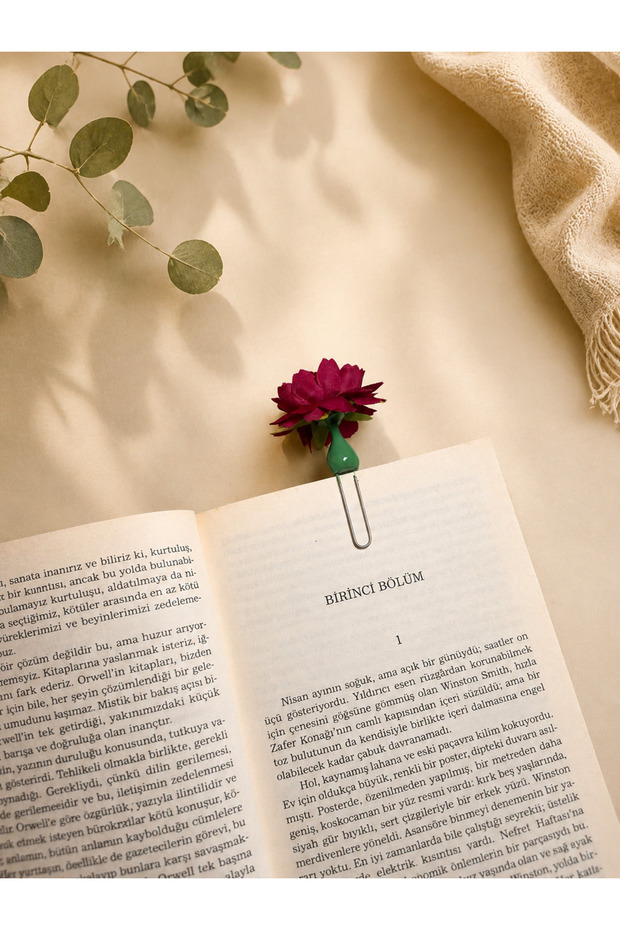 Handmade Flower Vase Bookmark