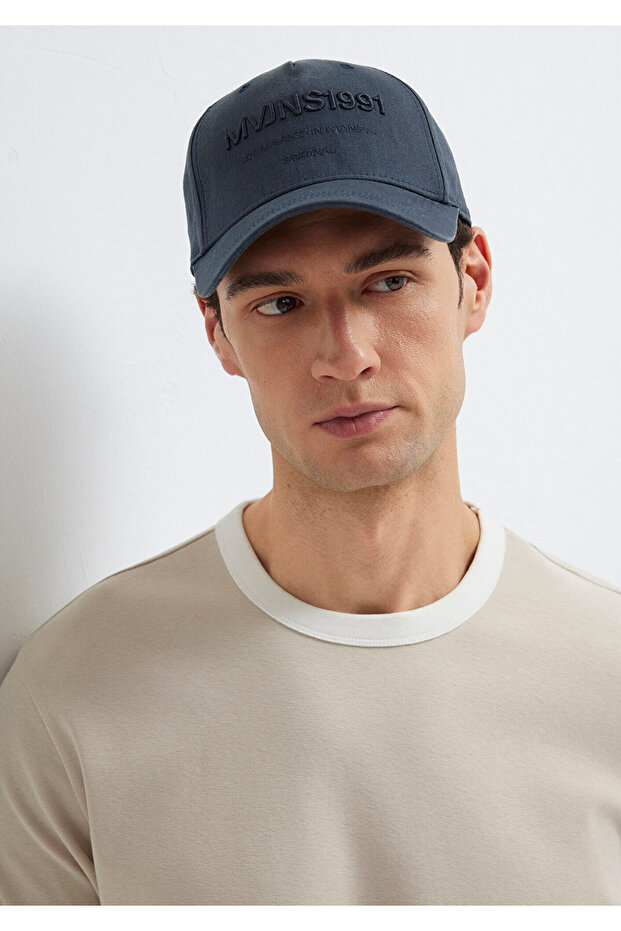 Embroidered Navy Blue Hat 0911807-70500