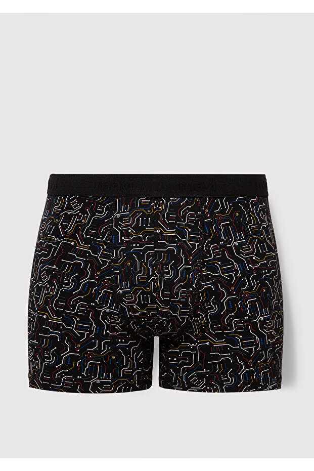 Printed Black Boxer 0910451-900