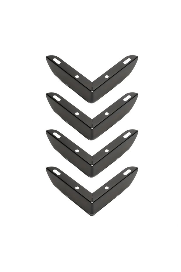 black 4 Pcs Gold Minimalist Design Furniture Feet Metal Furniture Legs Length for Cabinet Sofa Tea T