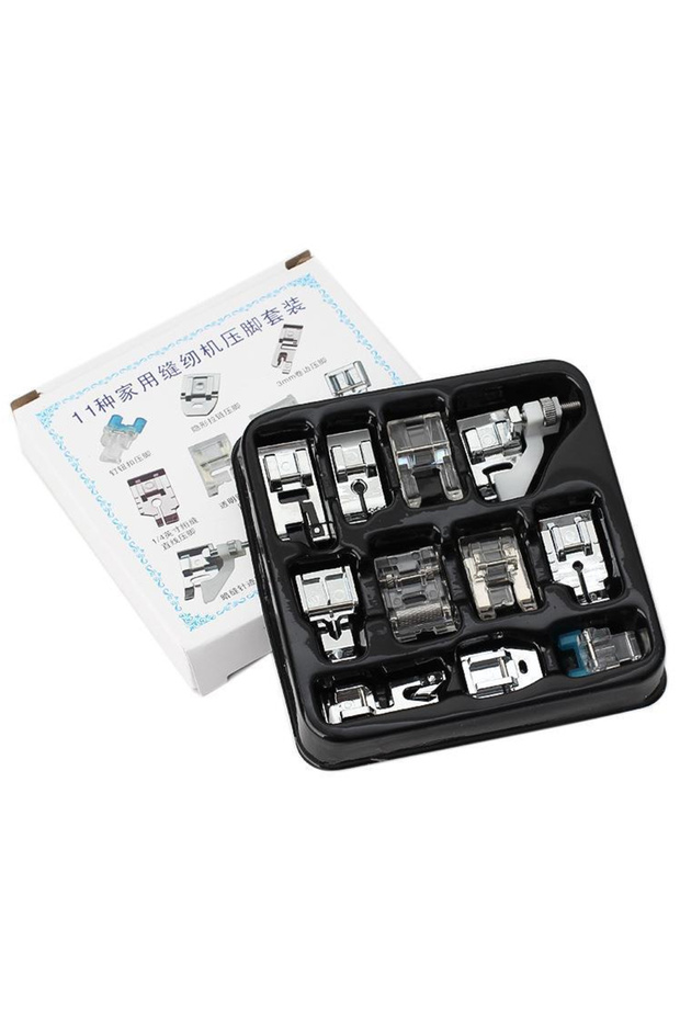11 PCS 11 PCS Sewing Machine Presser Foot Set For Singer Brother Babylock Janome Snap On Low Shank S