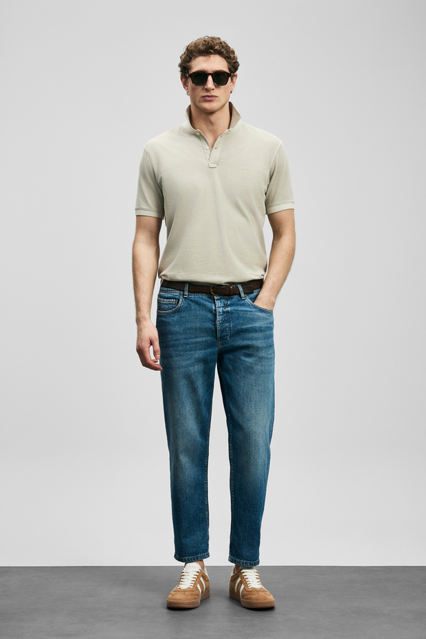 Vernon Smart Men's Polo T-Shirt Beige