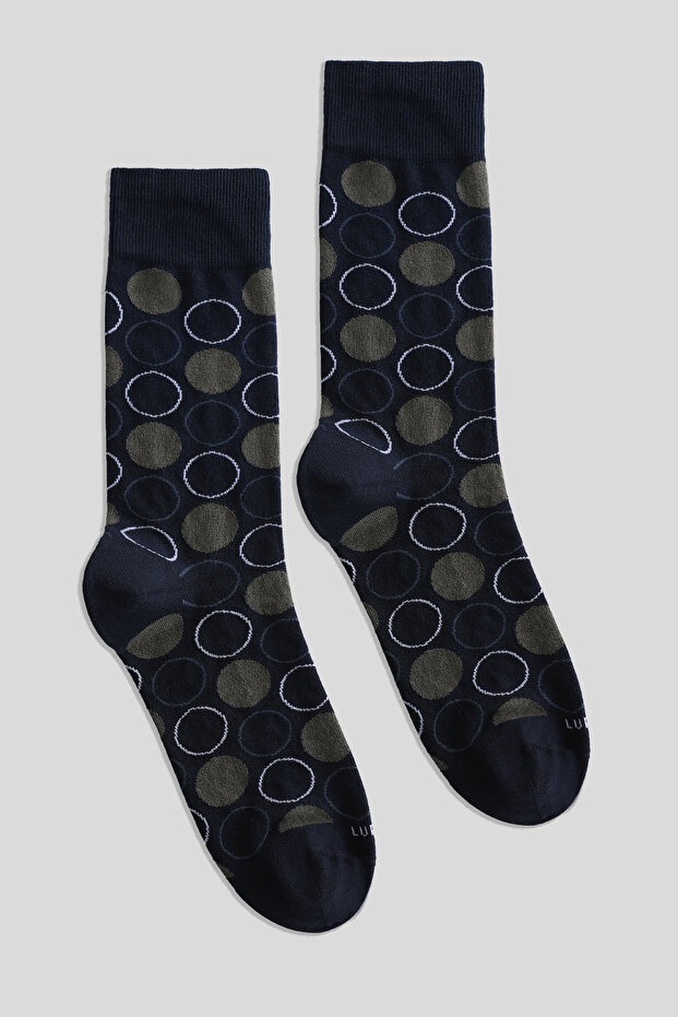 Dor Men's Socks Navy Blue