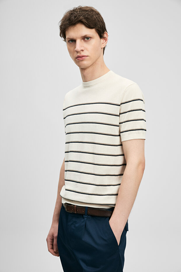 Daniel Men's Cotton Piece Sweater Set Off-White