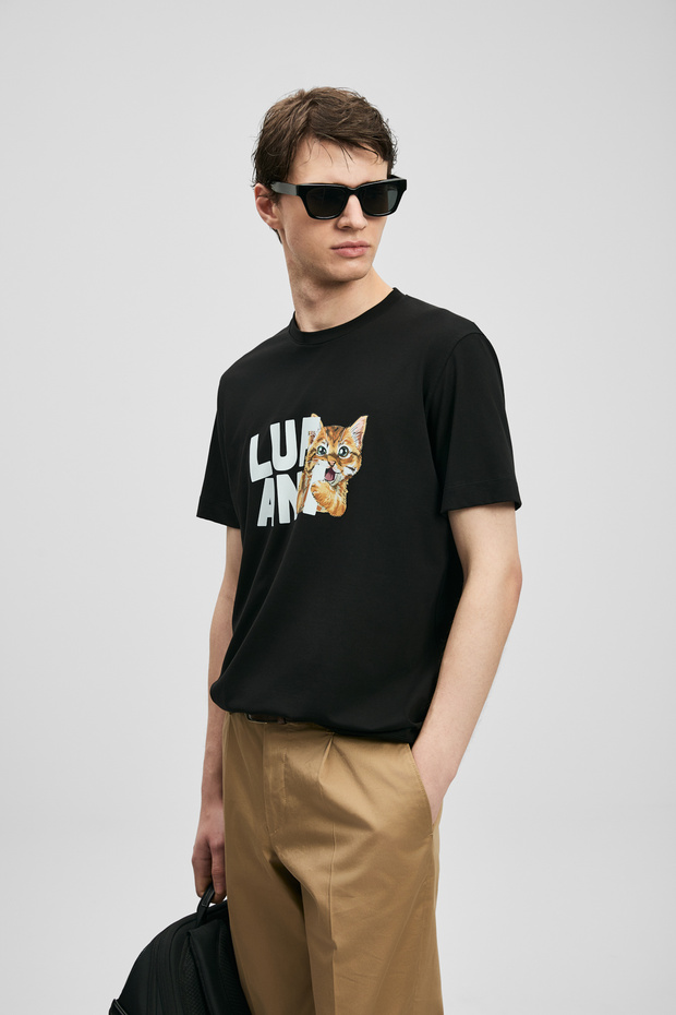 Max Modern Graphic T-Shirt Black