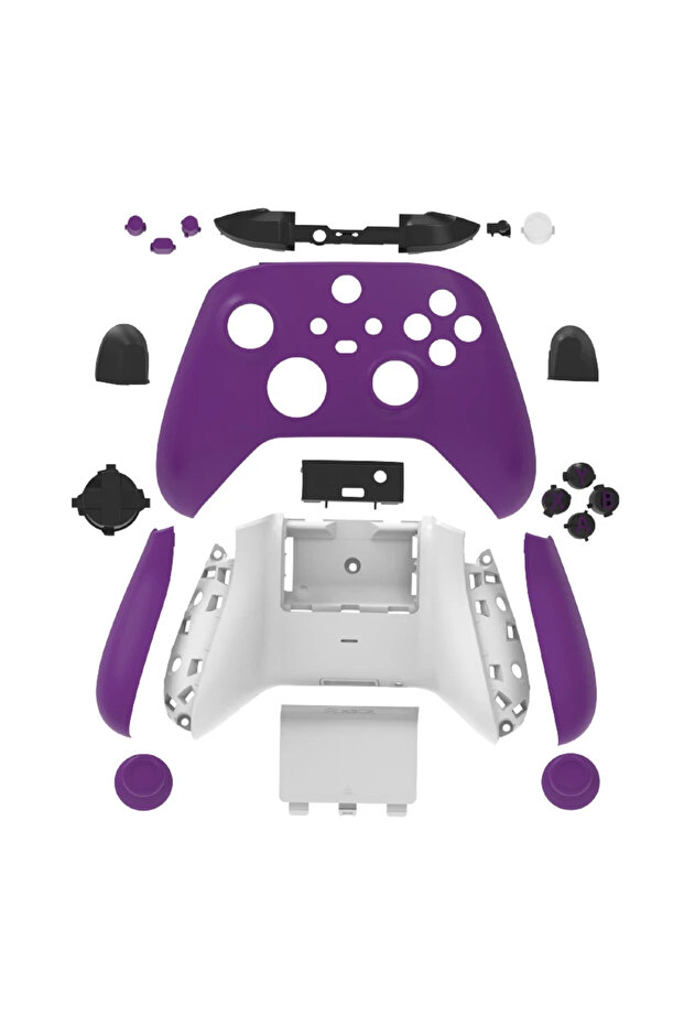 05 DATA FROG Replacement Housing Full Set Part Cover for Xbox Series S Back Shell Case for Xbox Seri