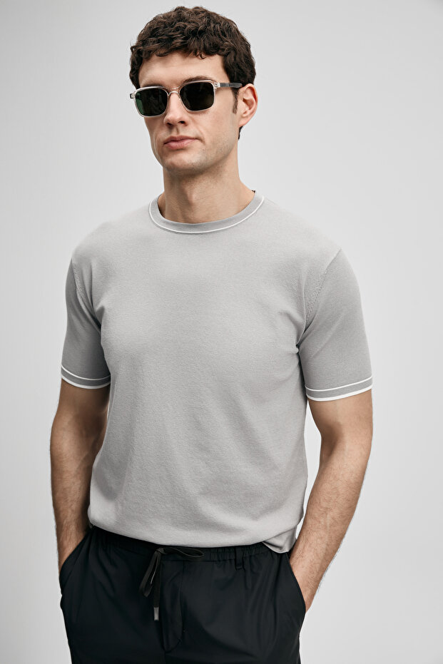 Foster Men's Coolmax ® Sweater Light Gray