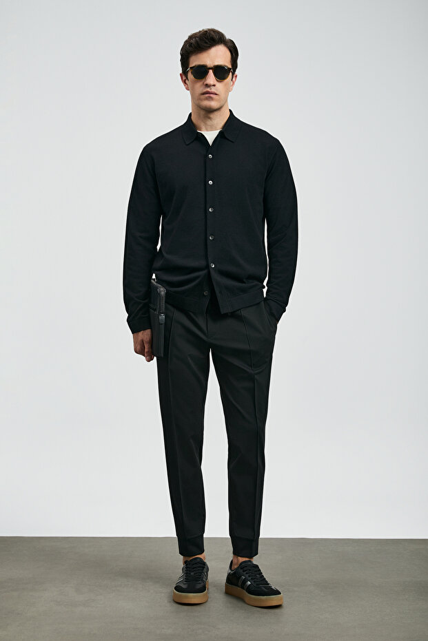Pıto Jogger Pants Slim Fit Black