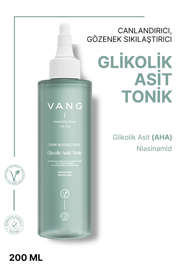 Glycolic Acid Tonic | Revitalizing and Pore Firming Tonic, 200 ml for All Skin