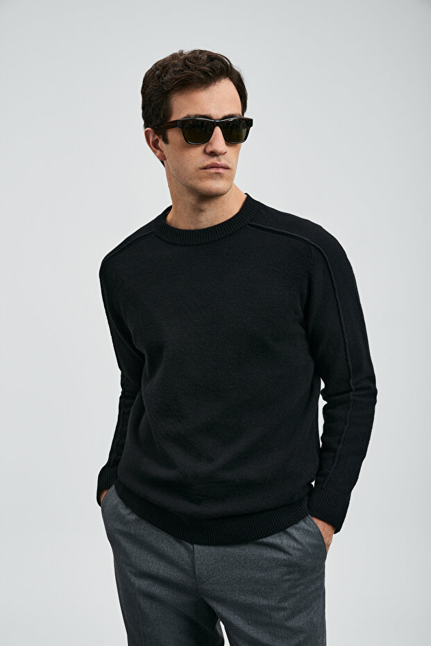 Les Men's Sweater Black
