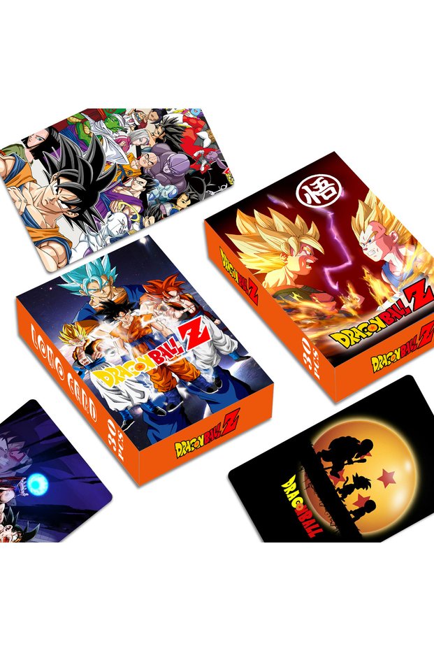 Bandai A 30Pcs Dragon Ball Z / GT / Super Goku LOMO card boxed Action Figures Super Sayajin anime c