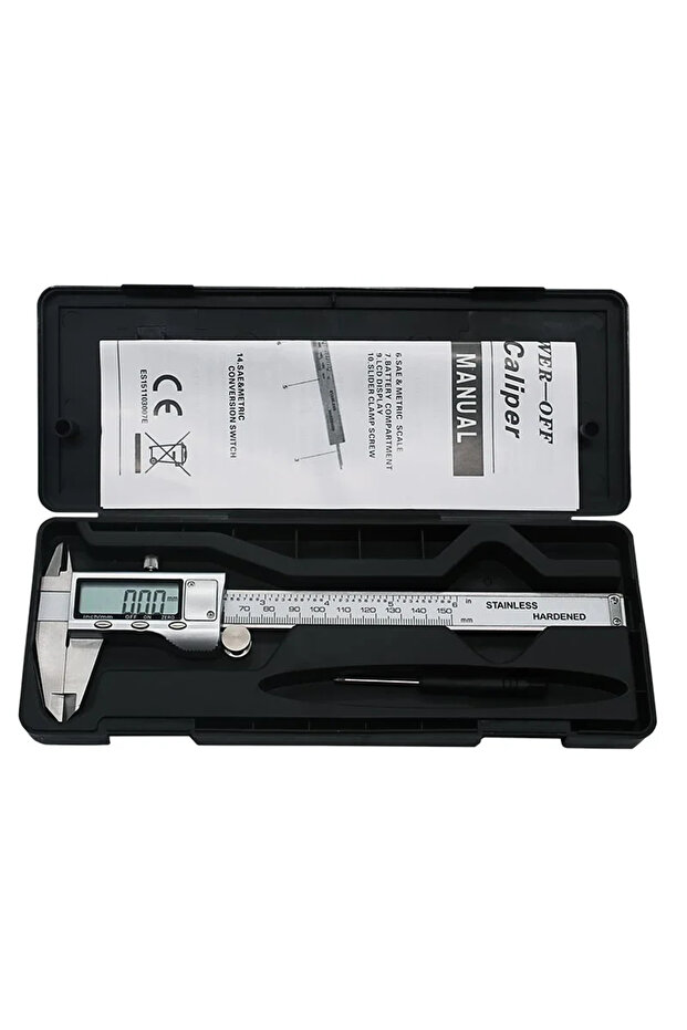 Caliper box TON09 6-Inch 150mm Stainless Steel Electronic Digital Vernier Caliper Metal Micrometer M