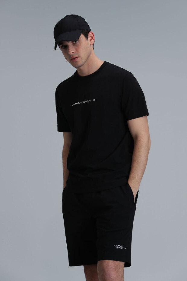 Tony Modern Graphic T- Shirt Black
