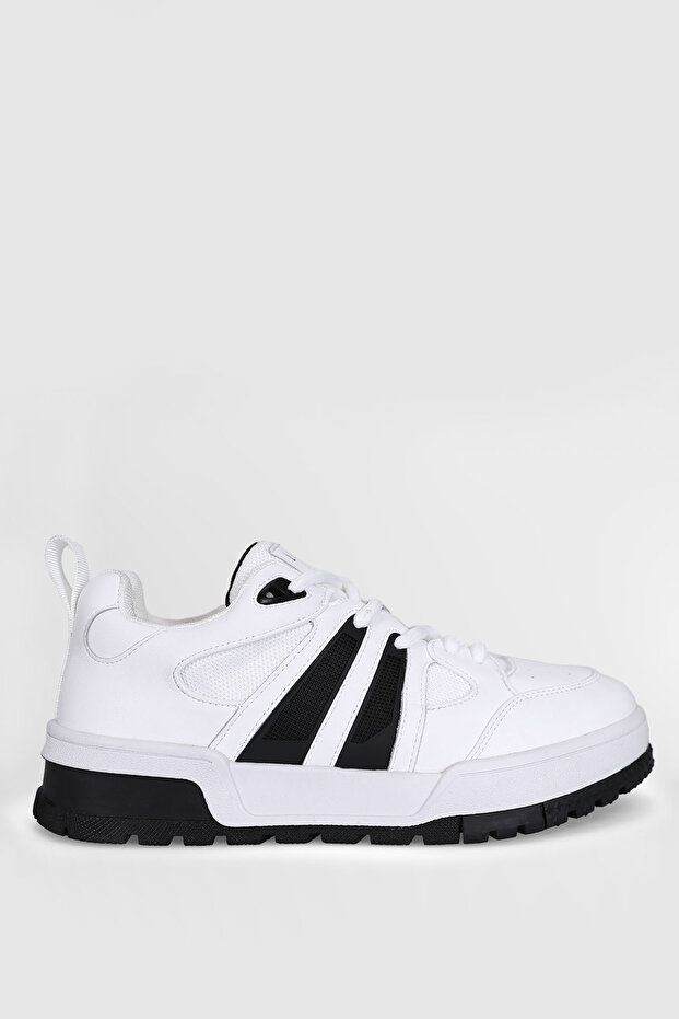 111230252 Edgar Casual Men's Leather Sneaker Shoes White