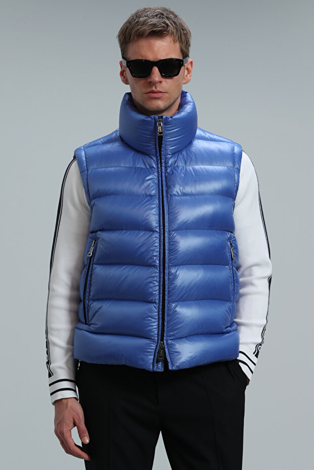 Peter Goose Feather Men's Vest Cobalt Blue