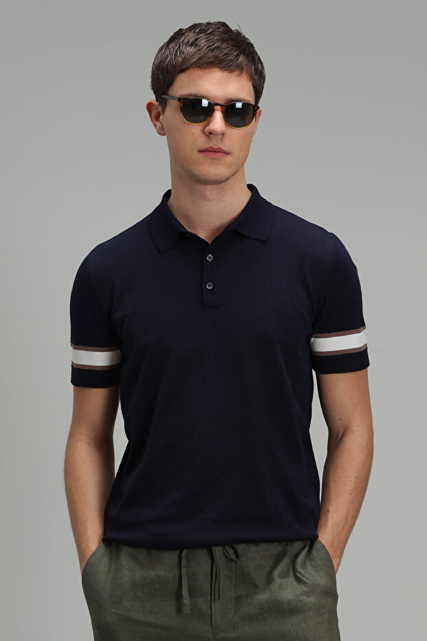 Draw Men's Sweater Navy Blue