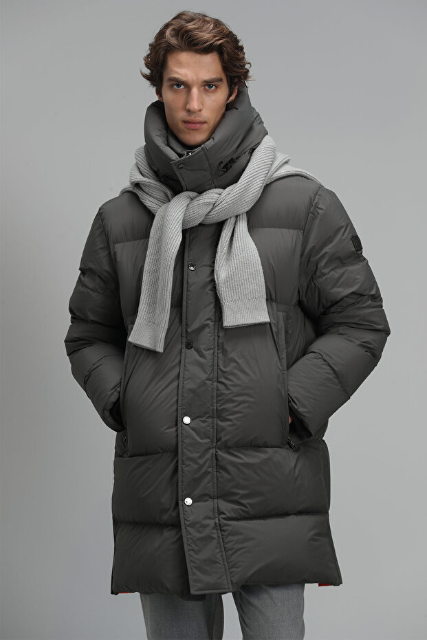 Victor Goose Feather Men's Coat Khaki