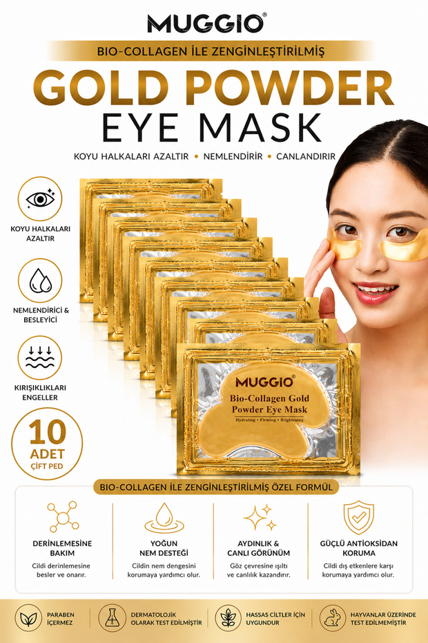 Gold Mask (For Under Eye) 10 Pieces