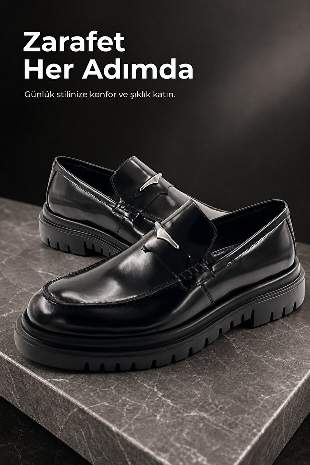Men's Casual Loafer 100% Genuine Cowhide Leather Comfortable and Durable Sole