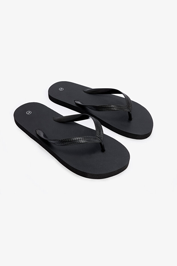 Men's Tom Black Slippers