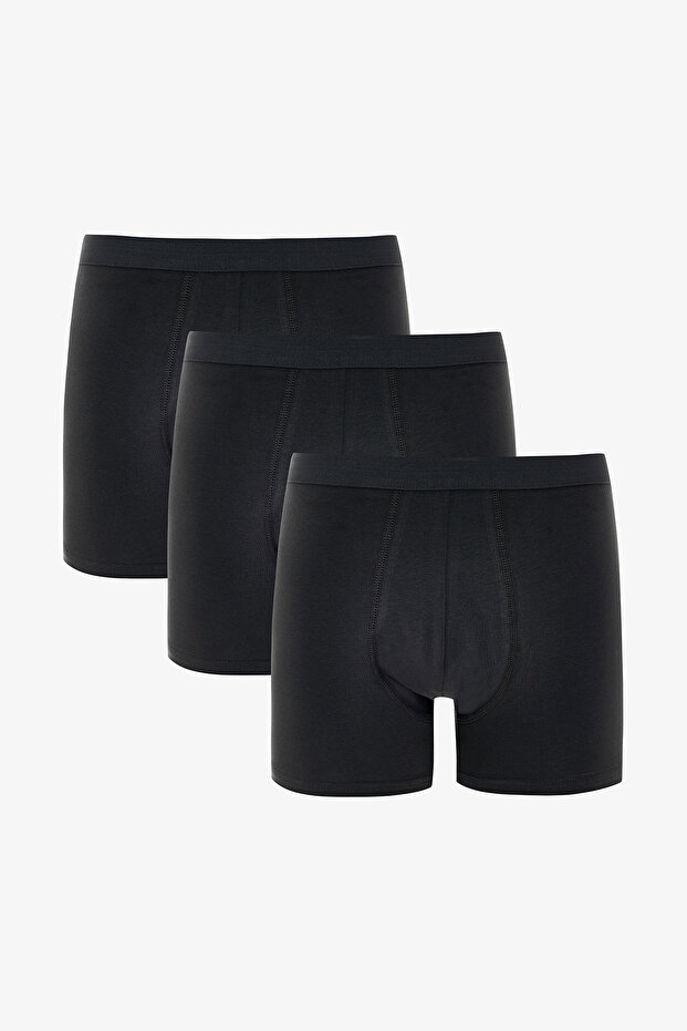 Black Basic Tube 3-pack Boxer