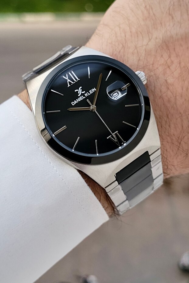 Black Gray Color Strap Same as in the Image 41.5 mm Men's Wristwatch