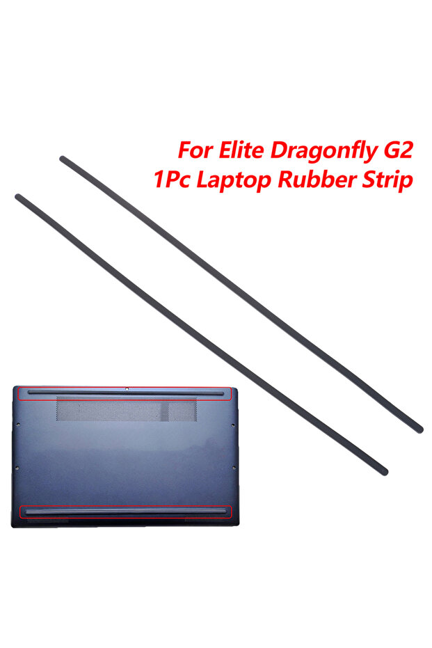 1Pc Laptop Strip Bottom Case Foot Pads Adhesive Strip For HP Dragonfly G2 Series Non-slip ...