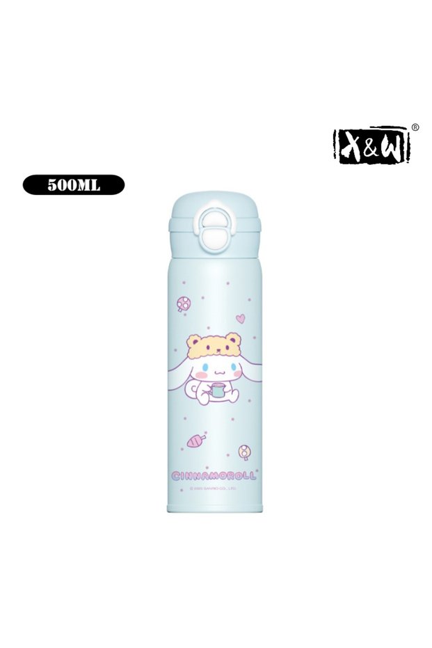 500ml Cinnamoroll X&W 500ML for Sanrio My Melody Thermos Cups Cartoon Stainless Steel Vacuum Flask S