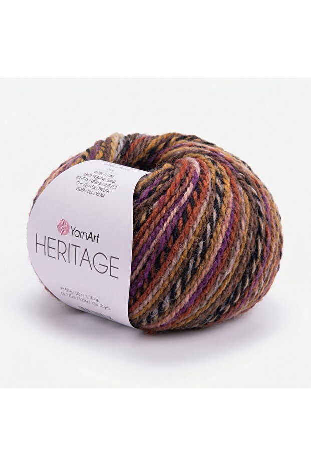 Herıtage - Marbled Hand Knitting Yarn Marbled-335