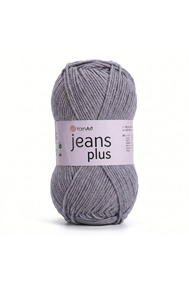 Jeans Plus - Hand Knitted Thread Gray-46